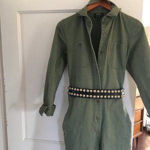 Jil Sander Double Row Studded Belt